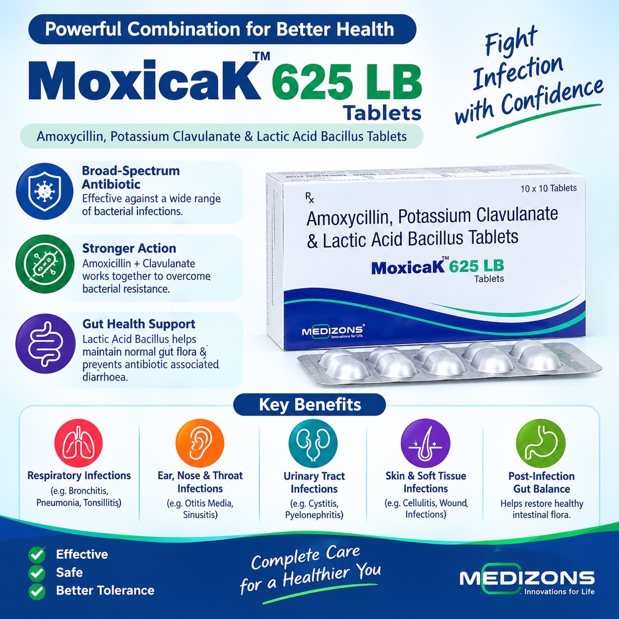 Moxicak 625 LB pack