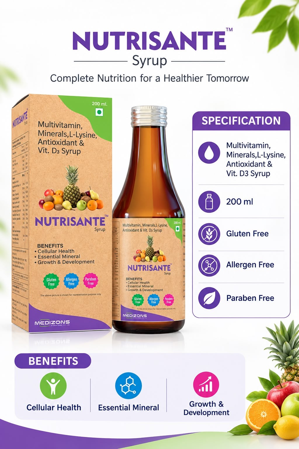 Nutrisante Syrup pack