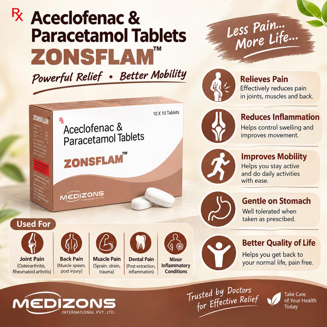 Zonsflam pack